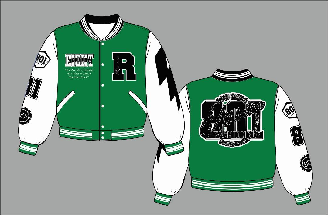 801 lux Versity Jacket - Image 3